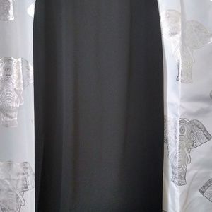 Black Misook Midi Pencil Skirt